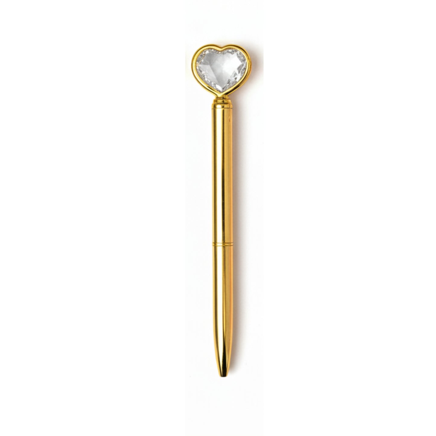 Caneta Esferográfica - Coração de Diamante - 1.0mm - verso