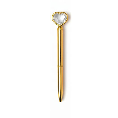 Caneta Esferográfica - Coração de Diamante - 1.0mm - verso