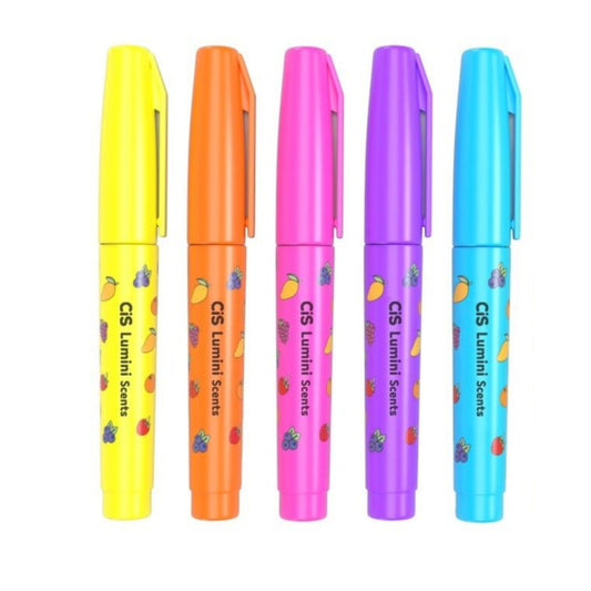 Mini Marca Texto - CIS - Lumini Scents - Neon c/ Cheirinho - Avulso