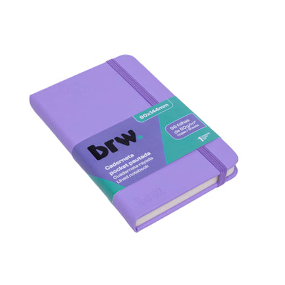Caderneta - BRW - Pocket - Pautada - 90x144mm