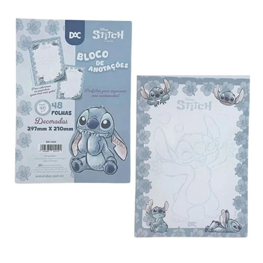Bloco de Carta - DAC - Stitch - 48 Fls