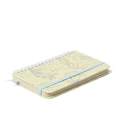 Planner Wire-o 2026 - Cícero - Origens - Semanal Office 15,5x9 - Áqua Traço