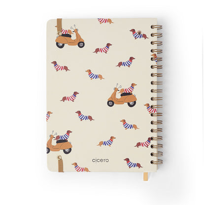 Agenda Planner Wire-o 2027 - Cícero - Petit Lambreta - Semanal Planejamento 17,3x24