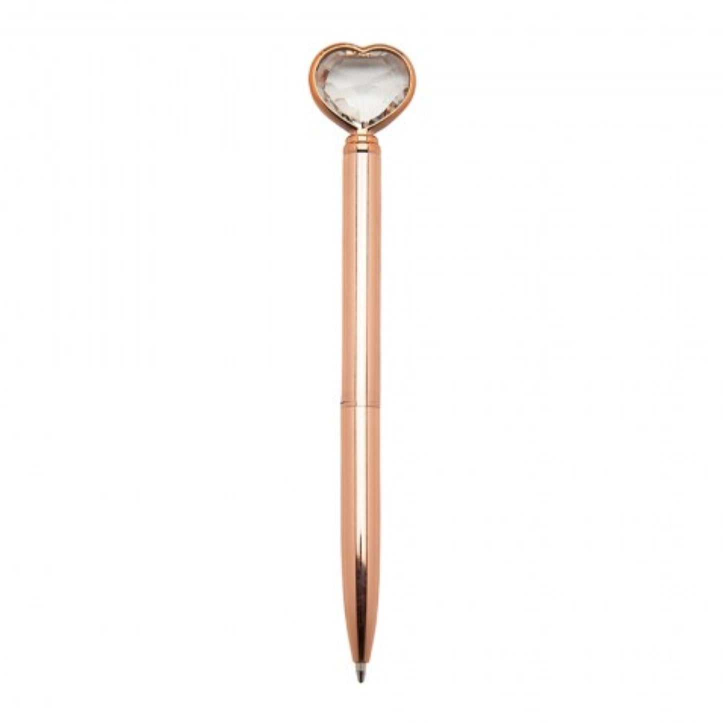 Caneta Esferográfica - Coração de Diamante - 1.0mm - em uso