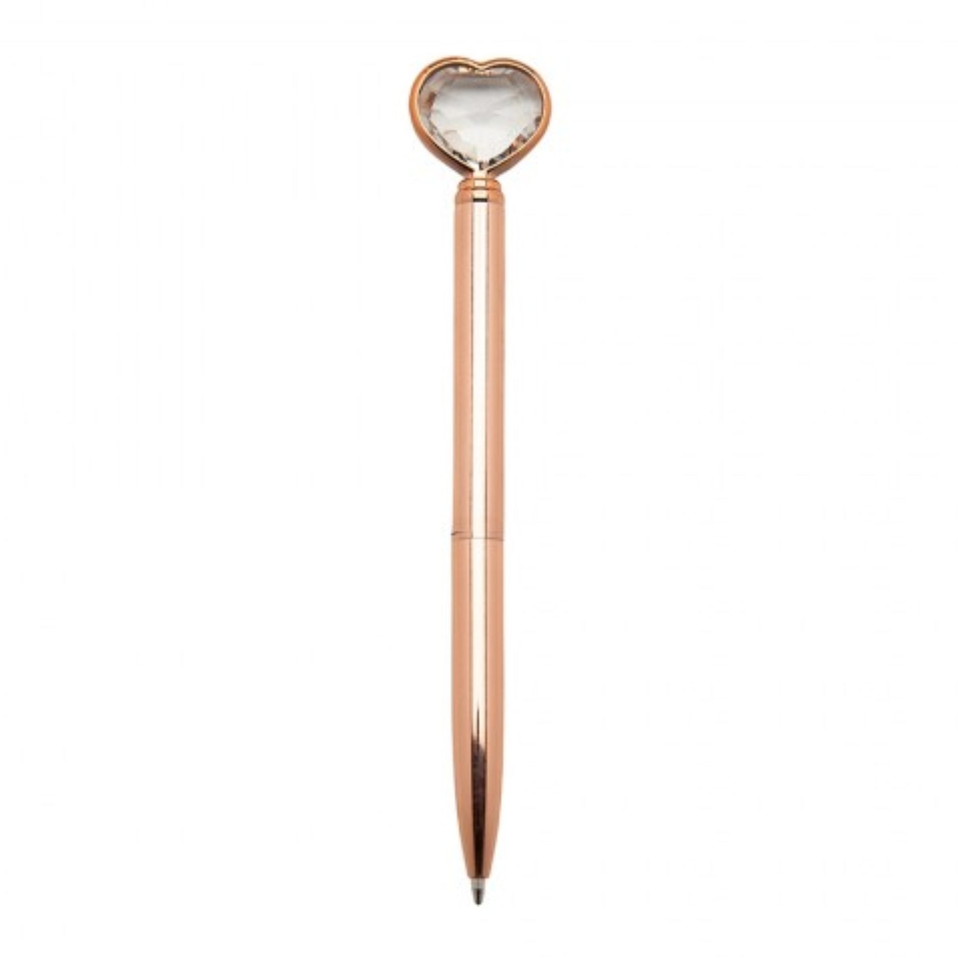 Caneta Esferográfica - Coração de Diamante - 1.0mm - em uso