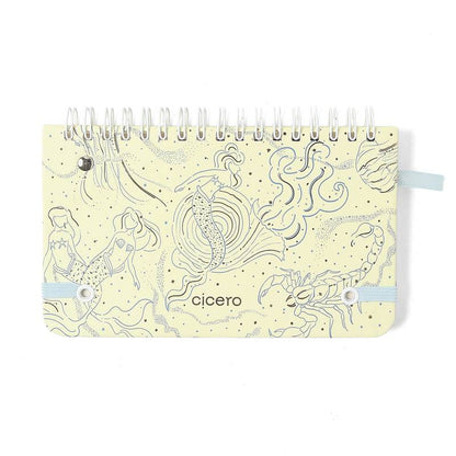 Planner Wire-o 2026 - Cícero - Origens - Semanal Office 15,5x9 - Áqua Traço