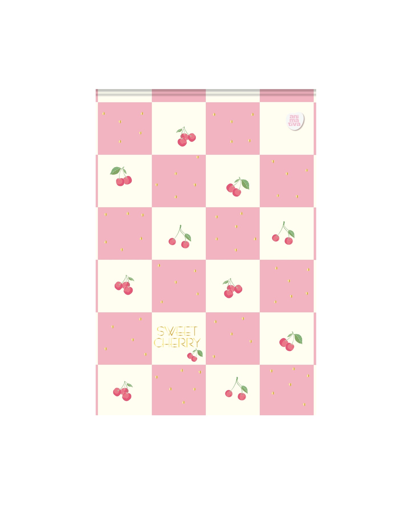 Bloco Vertical - Animativa - Sweet Cherry - 80Fls - Perfumado