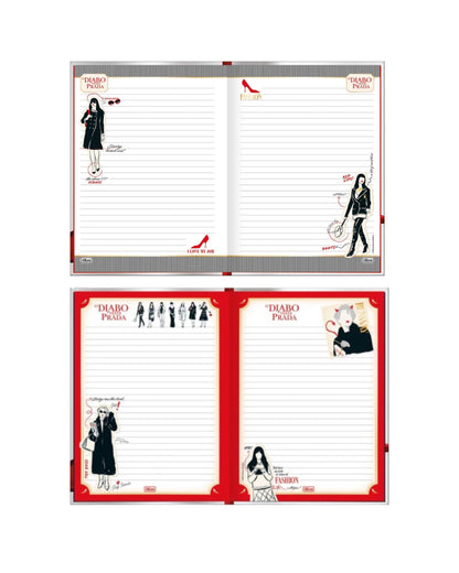 Caderno Colegial - Tilibra - O Diabo Veste Prada - 176mm X 239mm - 160Fls