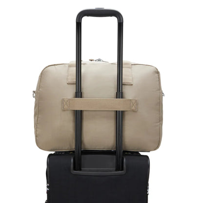 Bolsa de Mão - Kipling - Defea XL - Soft Taupe - Bege - verso