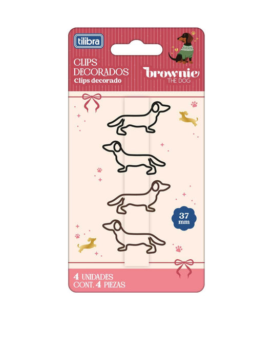 Clips Decorados - Tilibra - Brownie
