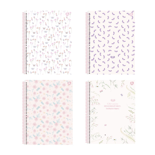 Caderneta Espiral - Animativa - Detalhes - Nova Coleção - 100mm x 148mm - 80 Fls