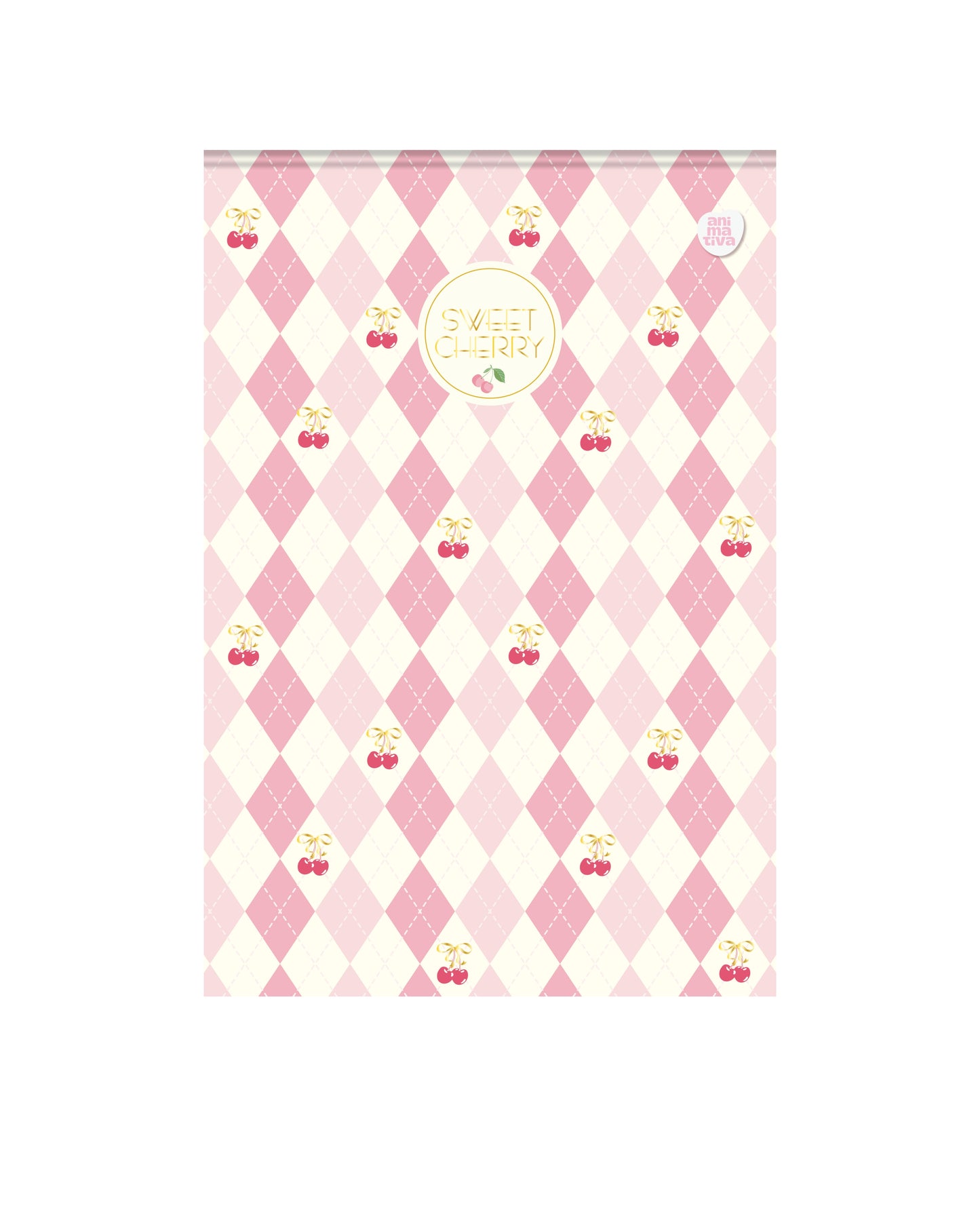 Bloco Vertical - Animativa - Sweet Cherry - 80Fls - Perfumado