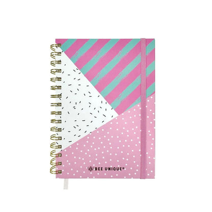 Caderno A5 - Bee Unique - Pitaya Pautado 120 Fls