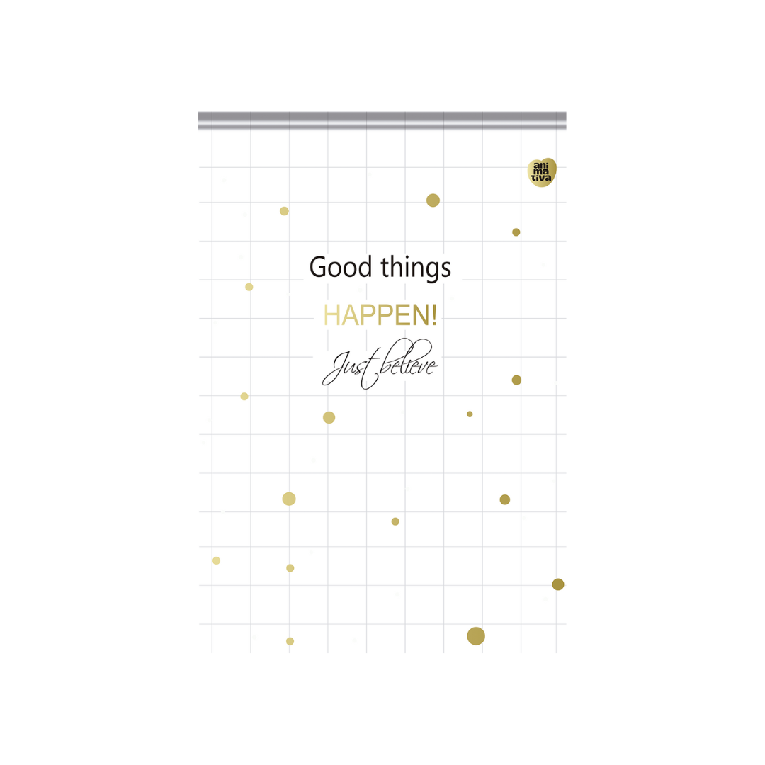 Bloco Vertical - Animativa - Happen - Nova Coleção - 170mmx250mm - 80Fls