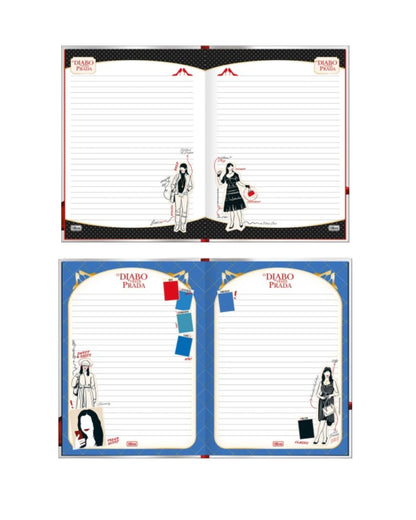 Caderno Colegial - Tilibra - O Diabo Veste Prada - 176mm X 239mm - 160Fls