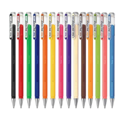 Caneta Gel - Pentel - Mattehop - Estojo c/ 14 Cores - Orginal + Pastel
