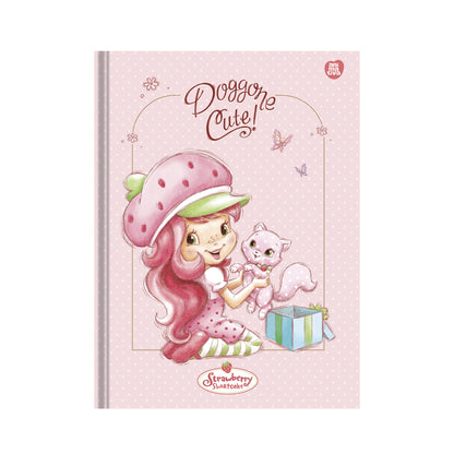 Caderno Colegial - Animativa - Moranguinho - 179mm x 241mm - 160Fls - c/ Cheirinho