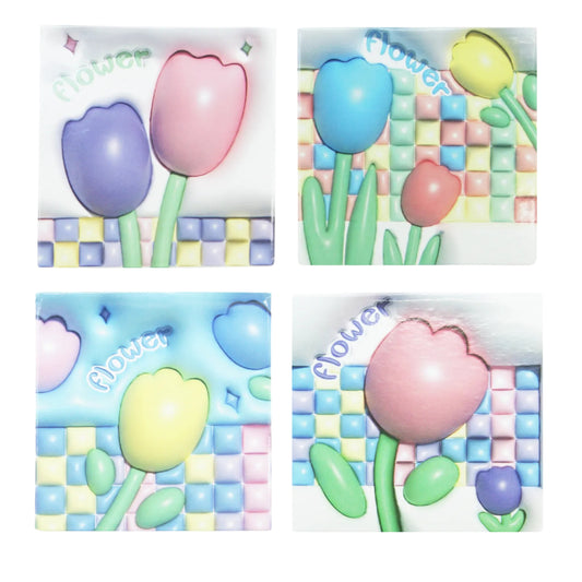 Bloco de Notas - Amigold - Flower - Estampas Sortidas