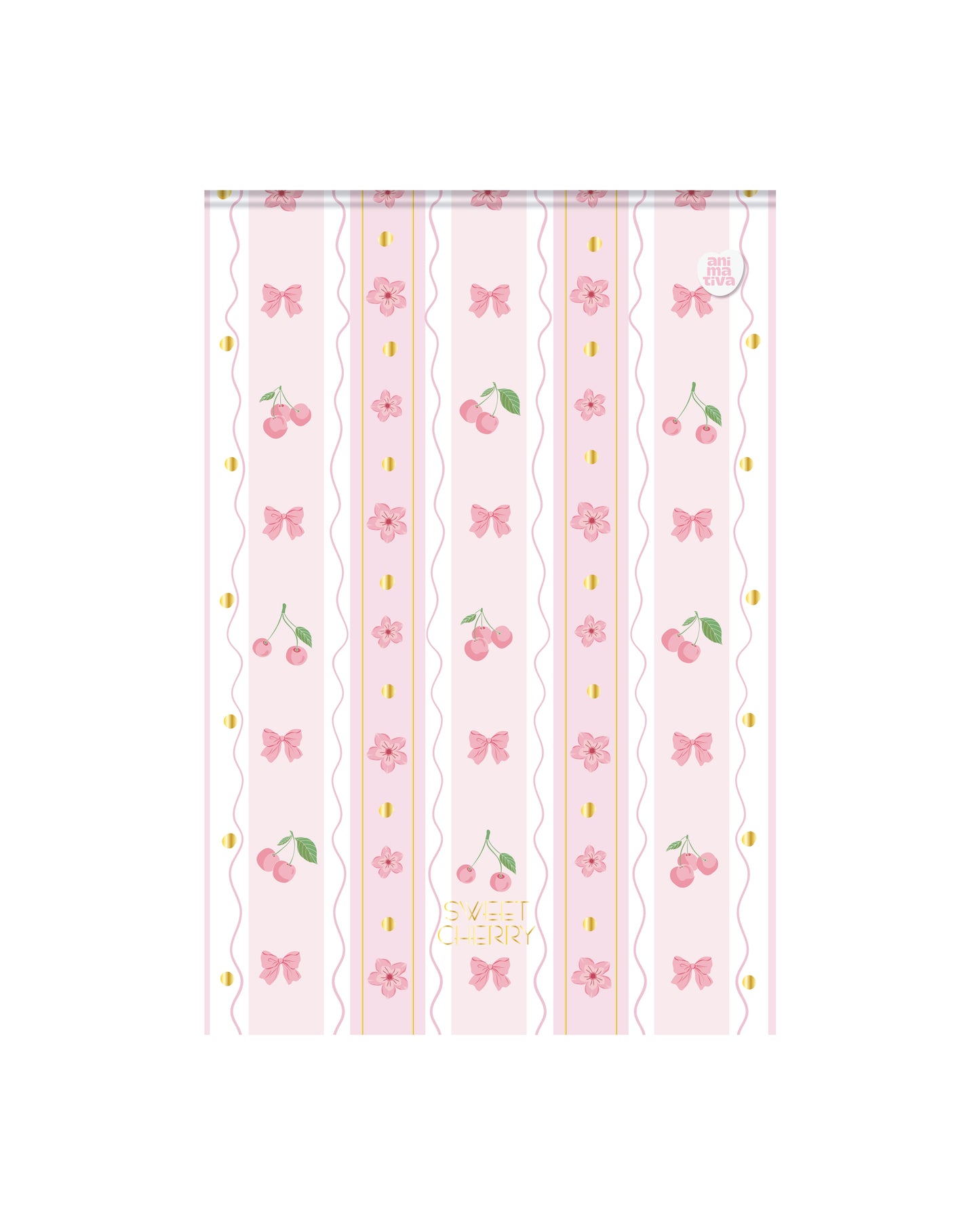 Bloco Vertical - Animativa - Sweet Cherry - 80Fls - Perfumado