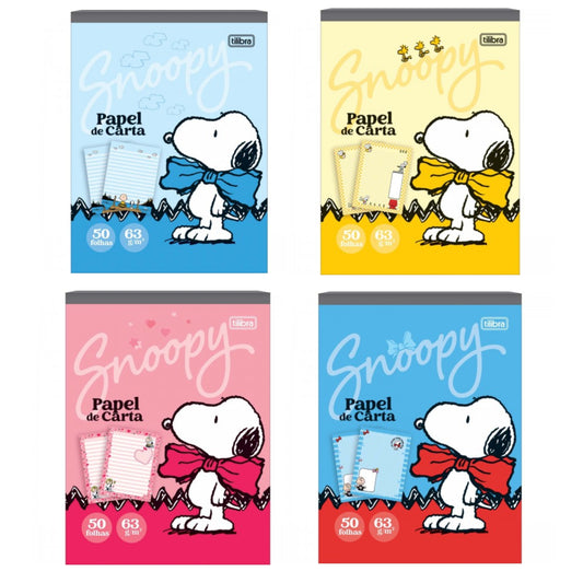 Bloco de Carta - Tilibra - Snoopy - 50 Folhas