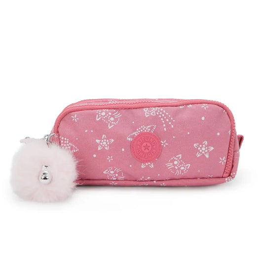 Estojo Gitroy - Kipling - Glitter Cats - frente