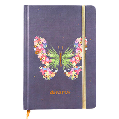 Caderno A5 - Molin - Dreams Borboletas - Capa Dura - 96 folhas