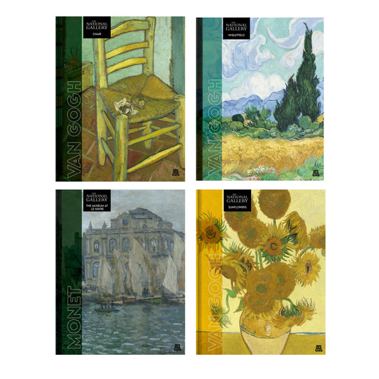 Caderno Colegial - Animativa - The National Gallery - Van Gogh - 80Fls