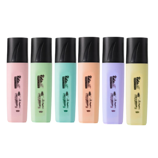 Marca Texto - Roke - Lux Flat - Cores Pastel
