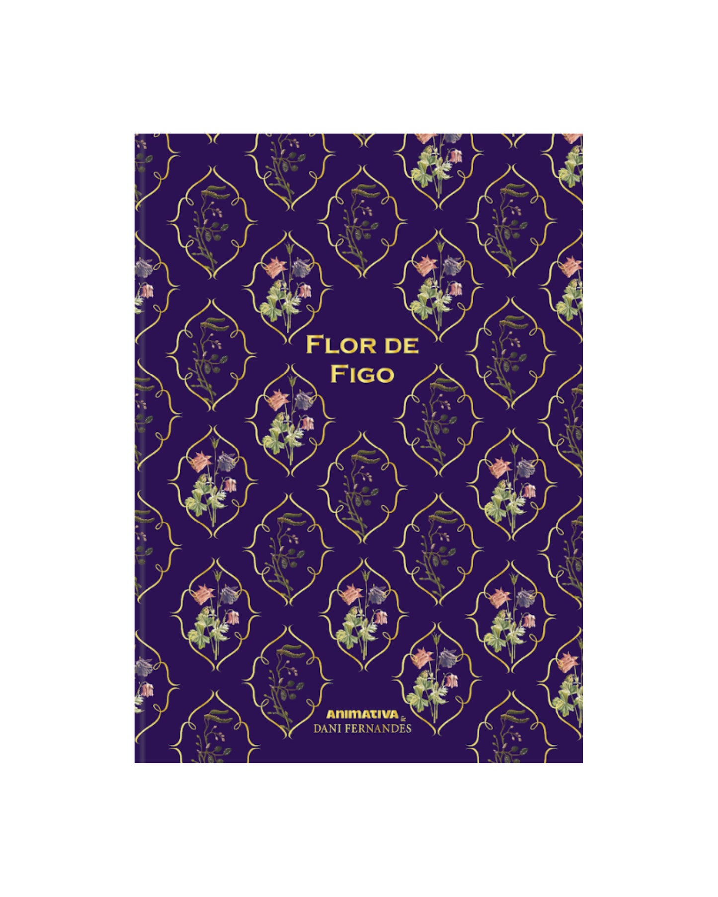 Caderno Colegial - Animativa - Dani Fernandes - Flor de Figo - 80Fls - Perfumado
