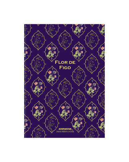 Caderno Colegial - Animativa - Dani Fernandes - Flor de Figo - 80Fls - Perfumado