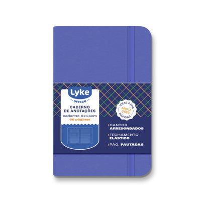Caderno de Anotações - Lyke - 9 x 14cm - 96 Folhas