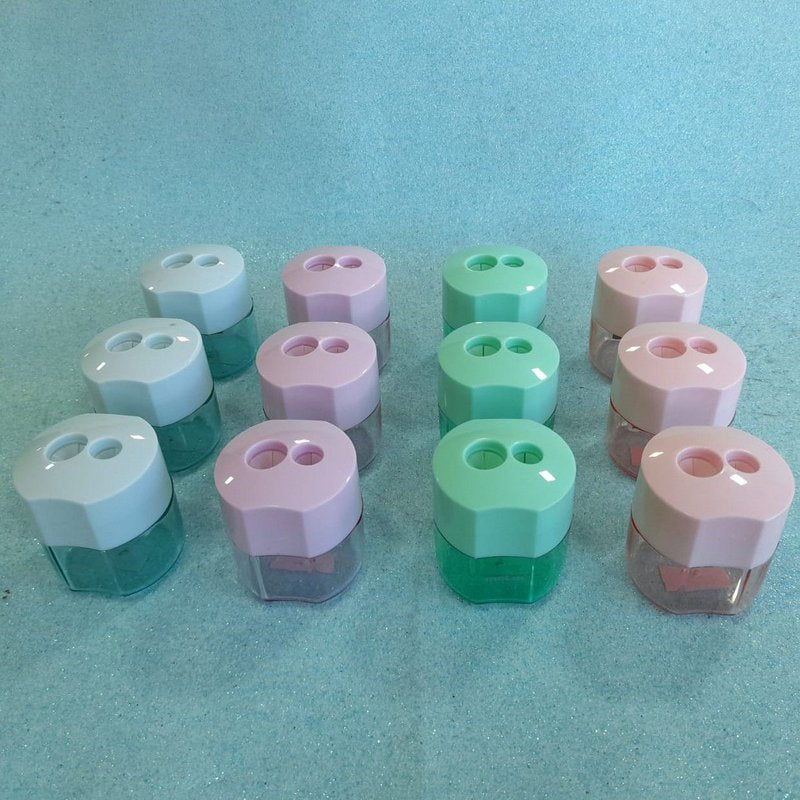 Apontador c/ Depósito - Molin - Ergo - Duplo Jumbo - Tons Pastéis