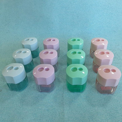 Apontador c/ Depósito - Molin - Ergo - Duplo Jumbo - Tons Pastéis