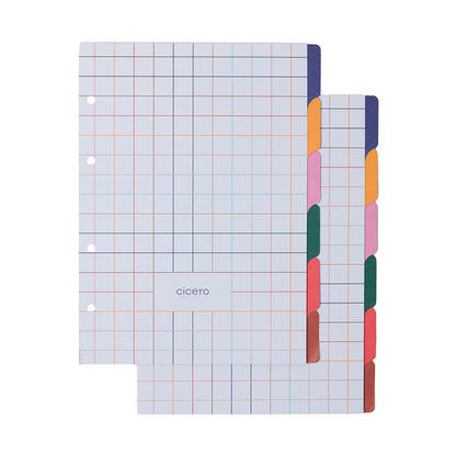 Caderno Criativo Argolado - Cícero - Veredas Gelo - Pautado 17x24