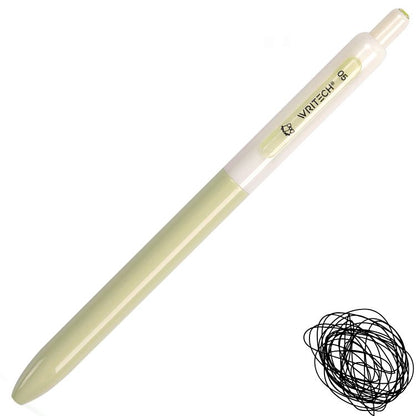 Caneta Gel Retrátil Cute Writech 0.5mm Tinta Preta W-0161