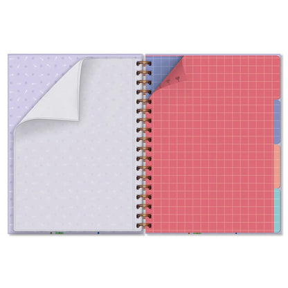 Caderno colegial folhas removíveis Gato na janela Fina Ideia - verso