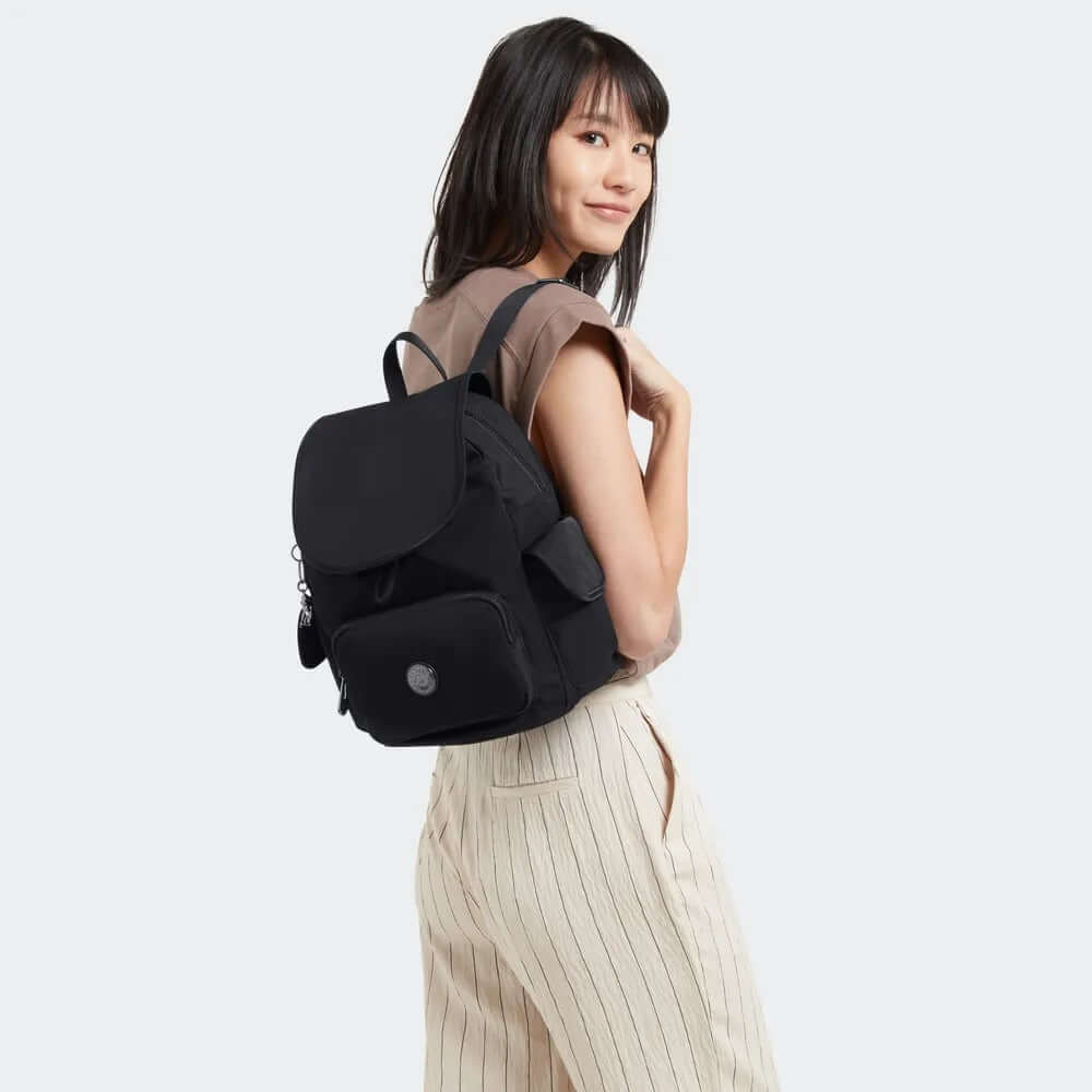 Mochila City Pack S - Kipling - Endless Black