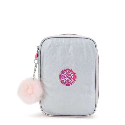 Estojo - Kipling - 100 Pens Ice Silver Met