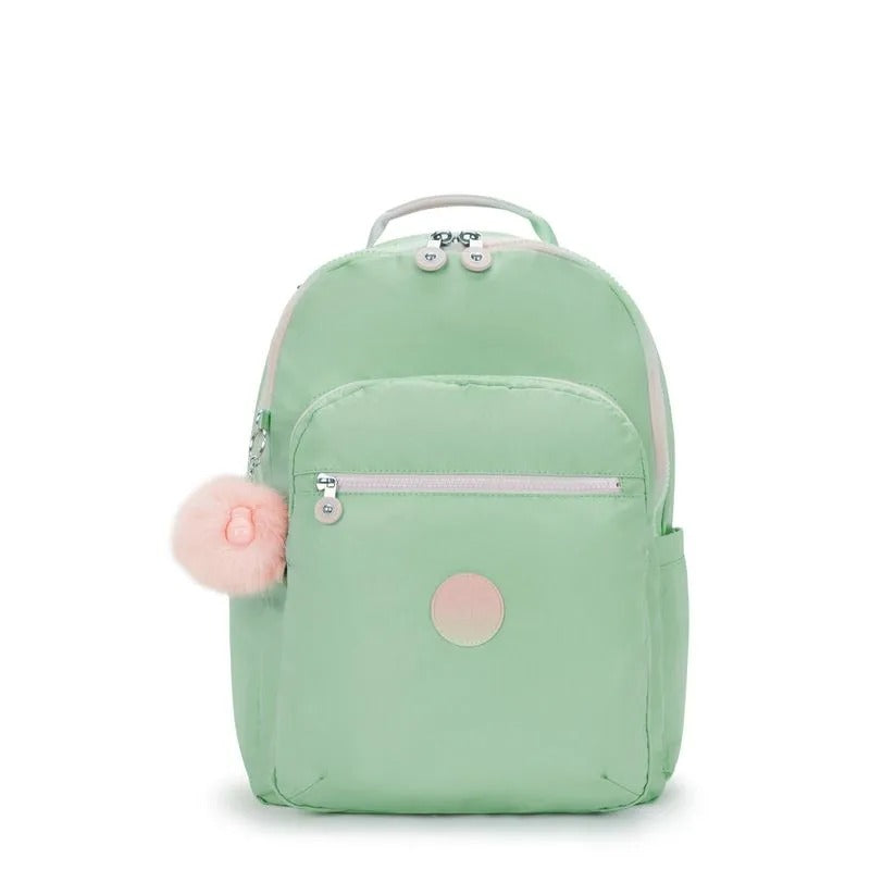 Mochila - Kipling - Soft Green Met