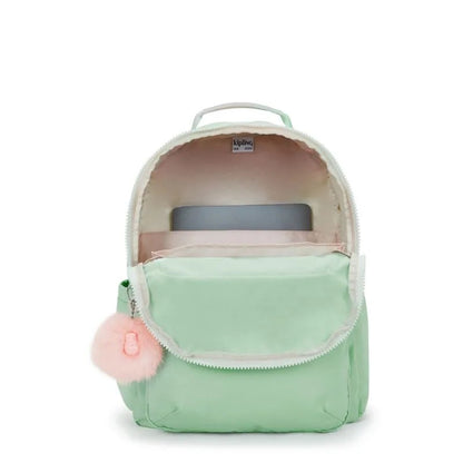 Mochila - Kipling - Soft Green Met