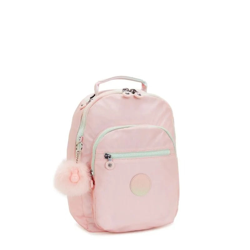 Mochila Seoul S - Kipling - Blush Metallic