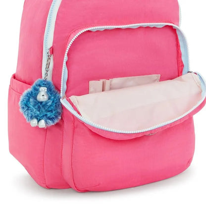 Mochila - Kipling - Seoul Happy Pink Mix