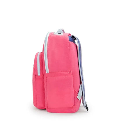 Mochila - Kipling - Seoul Happy Pink Mix