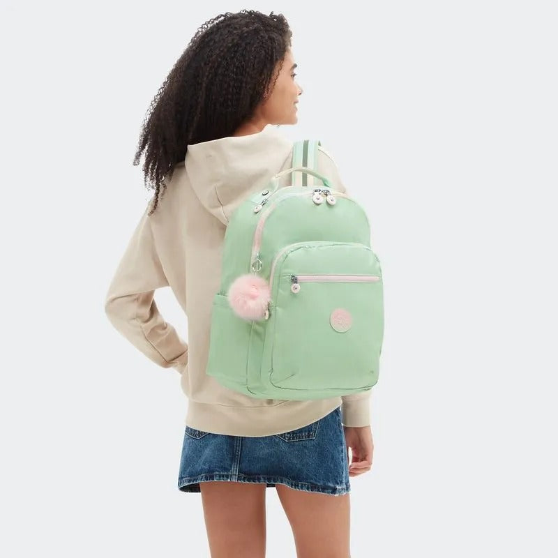 Mochila - Kipling - Soft Green Met