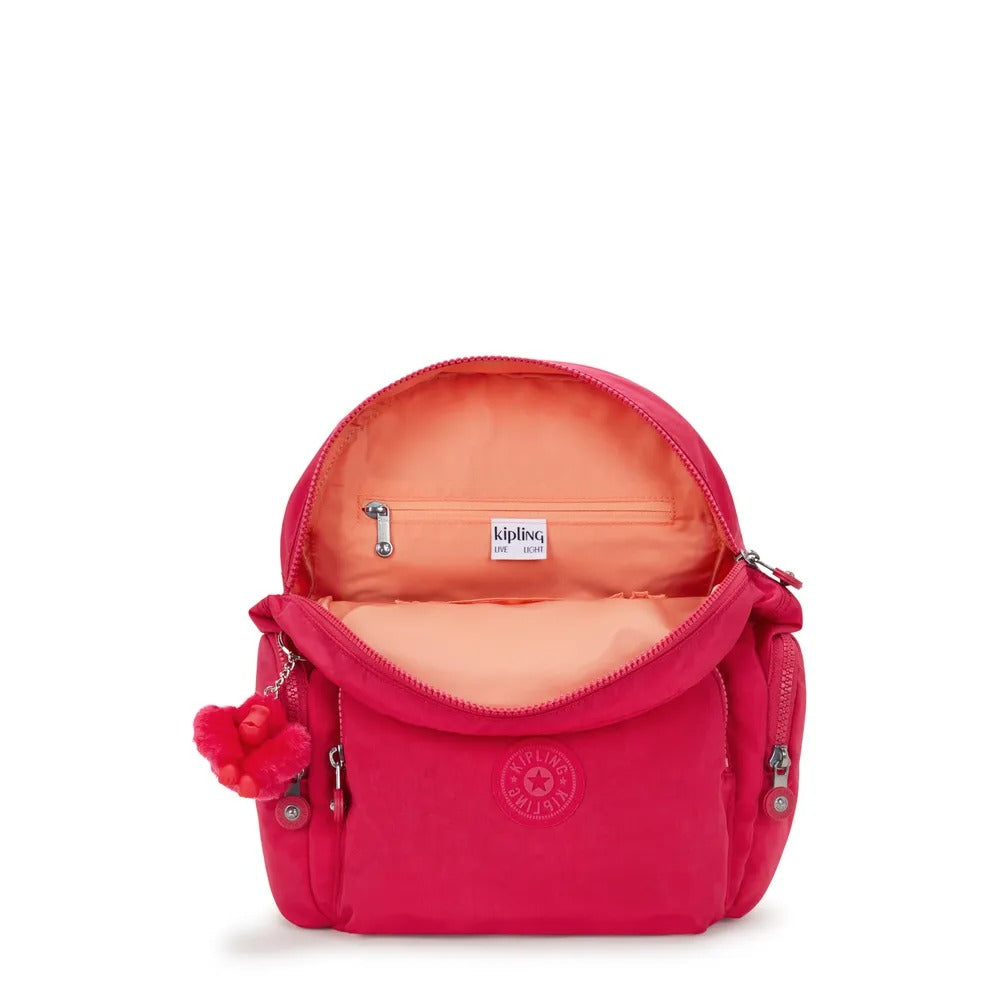 Mochila City Zip S - Kipling - Confetti Pink