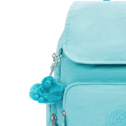 Mochila City Zip S - Kipling - Deepest Aqua