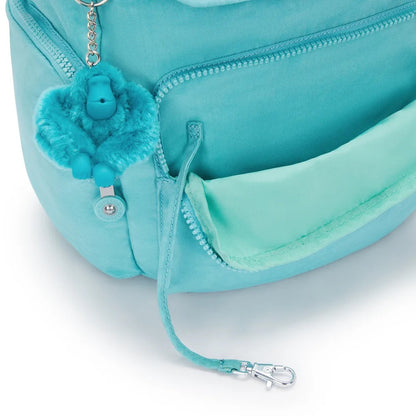 Mochila City Zip S - Kipling - Deepest Aqua