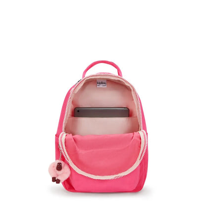 Mochila Seoul S - Kipling - Happy Pink