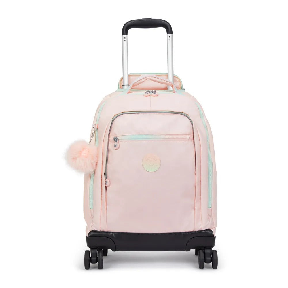 Mochila com Rodinhas New Zea - Kipling - Blush Metallic