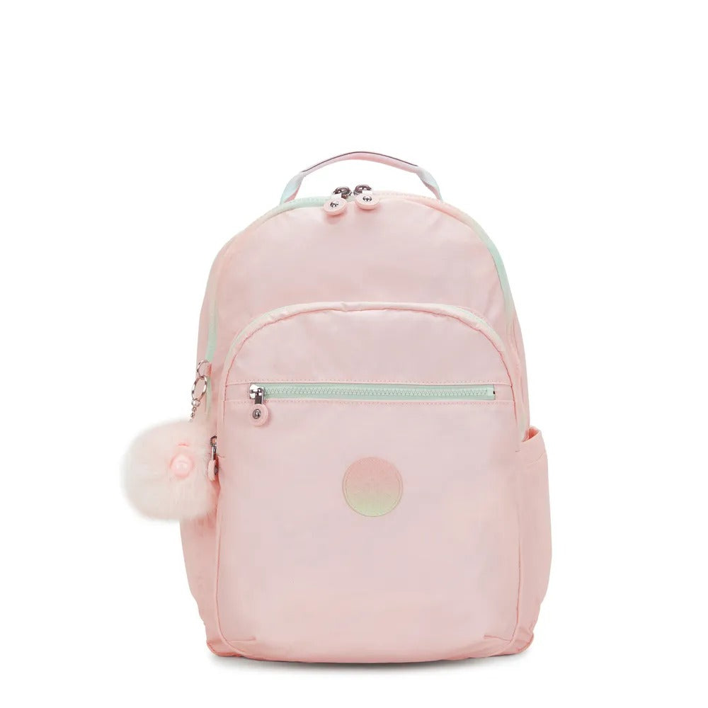 Mochila - Kipling - Seoul College Blush Metallic